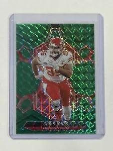 2024 Panini Mosaic - Green Mosaic Prizm #112 Chris Jones - Picture 1 of 2