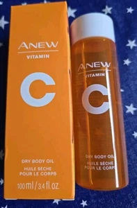 Avon ANEW Vitamin C Dry Body Oil (3.4 oz) New in Box - Picture 1 of 6