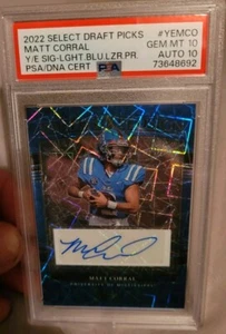 2022 Select Draft Picks MATT CORRAL Youth Explosion AUTO Light Blue /5!PSA 10 - Picture 1 of 4