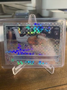 2021 Topps Chrome Update Chas McCormick Rc X-fractor Auto /125 - Picture 1 of 3