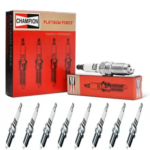 8 Champion Platinum Spark Plugs Set for DODGE RAM 1500 2002-2007 V8-4.7L 3318 - Picture 1 of 1
