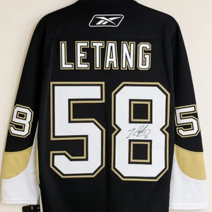 Kris Letang Signed Pittsburgh Penguins Reebok Jersey XL NWT Autograph #58 - Bild 1 von 14