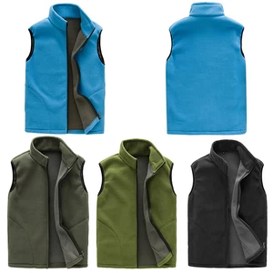 Mens Womens Bodywarmer Gilet Body Warmer Fleece Sleeveless Jacket Coat Vest Top - Picture 1 of 19