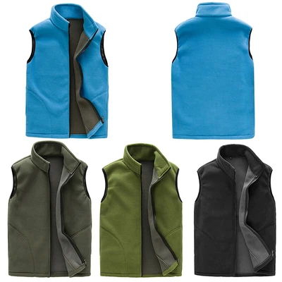 Mens Womens Bodywarmer Gilet Body Warmer Fleece Sleeveless Jacket Coat Vest Top⇓ - Image 1 of 4