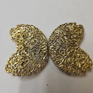 Fibbia per cintura farfalla color oro - Foto 1 di 4