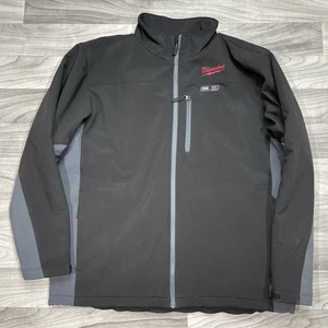 Milwaukee M12 Heated Gear Zip Up Work Jacket Adult XL Black Gray Coat No Charger - Picture 1 of 8