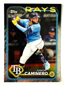 2024 Topps Serie 2 Junior Caminero 582 Montgomery FOIL RC #628 ¡Rays Rookie! - Imagen 1 de 3