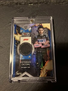 Topps Finest Esteban Ocon Relic /75 - Picture 1 of 1