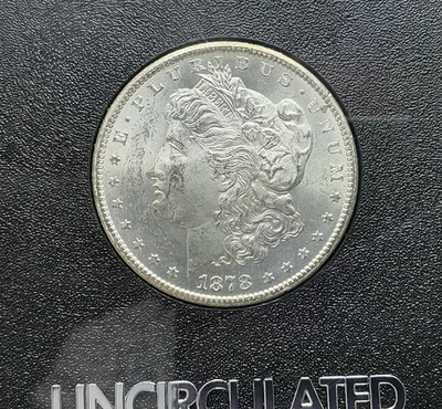 1878-CC GSA Morgan Silver Dollar in Plastic Holder - Image 1 of 4