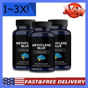 Capsule blu di metilene, 5 mg, grado USP, purezza 99,99%, 60 capsule - vendita calda negli USA - Foto 1 di 15