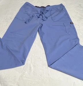 2X Pantalones Médicos Dickies Para Mujer Azul Bolsillos con Cordón Uniforme de Enfermera Médica - Imagen 1 de 9
