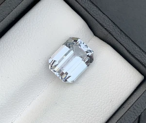 5.60CT Natural Aqua Colour Kunzite Cushion Shape Loose Gemstone From Afghanistan - Picture 1 of 8