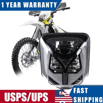 Светодиодные фары с дневными ходовыми огнями для Husqvarna FE 250 350 450 /TE 150 250 300 701 /TX 125 - Изображение 1 из 4