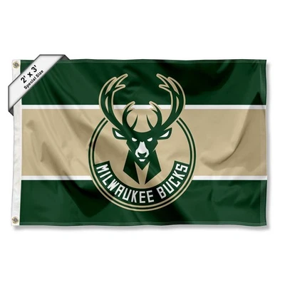 Bandera de 2x3 pies Milwaukee Bucks Foto 1 de 4