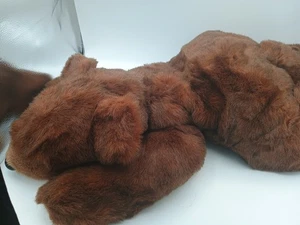 Vintage ty big paws brown bear laying down 25" 1996 stuffed animal plush cuddle - Picture 1 of 9