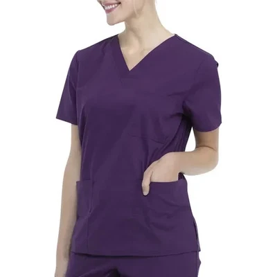 Blusa Médica Scrubstar Talla 3XL Core Essentials Unisex Cuello en V Gris Médico Veterinario Foto 1 de 2