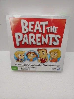Beat the Parents Board Game KIDS VS GROWN UPs Family Fun Game Spin Master NEW - Image 1 of 4