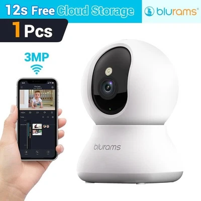Blurams 2K Indoor Security Camera  Pet Baby Child Monitor CCTV Night Vision FHD - Image 1 of 4