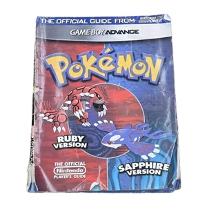 Pokémon Ruby & Sapphire - Official Strategy Guide - Nintendo Power (GBA 2003) - Picture 1 of 9