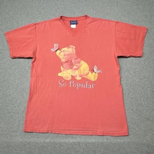 Vintage Pooh Shirt Damen Large koralle rosa so beliebt Disney Schmetterling 90er Tee - Bild 1 von 7