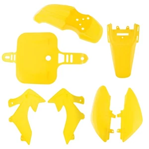 Yellow Plastic Fender Fairing Kit For Honda XR50 SDG CRF50 SSR107 125 Dirt Bike - Picture 1 of 13