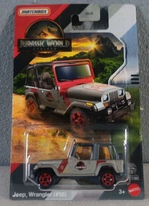 2025 MATCHBOX JURASSIC WORLD REBIRTH JEEP WRANGLER #18 - Foto 1 di 2
