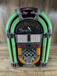 Reproductor de CD de mesa iluminado Nostalgia Classics años 40’s Jukebox - Imagen 1 de 11