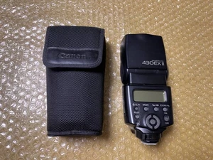 Canon 430EX II Speedlite Flash Bulb Replaced Unused Since Repair Mint JAPAN - Picture 1 of 3