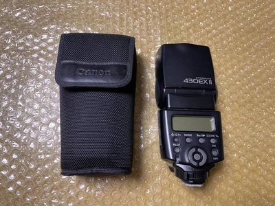 Canon 430EX II Speedlite Flash Bulb Replaced Unused Since Repair Mint JAPAN - Image 1 of 3