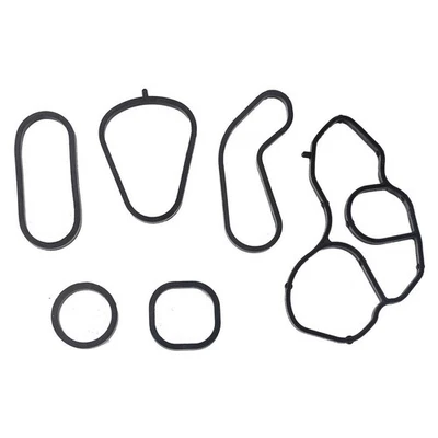 Black Oil Filter Cooler Housing Gasket Seals for MINI Reliable Seal and Fit - Image 1 of 4