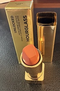 Hourglass Unlocked Satin Creme Lipstick #330 Flora 0.14 Oz - Picture 1 of 3