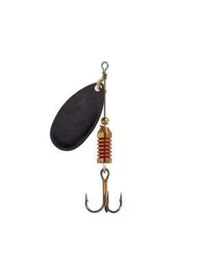 Mepps Aglia Schwarz Spinner Hecht Forelle Barsch Spinnköder - Bild 1 von 2