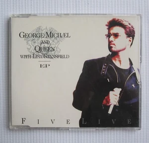 George Michael + Queen + Lisa Stansfield EP Five Live CD Single (1993) - Picture 1 of 4