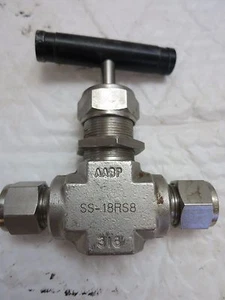 Whitey SS-18RS8 SS integriertes Motorhaubennadelventil, 1,80 Cv, 1/2 Zoll - Bild 1 von 4