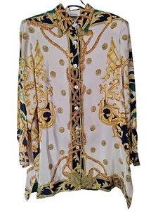Camicia SETA vintage sartoriale made in Italy - Foto 1 di 21