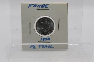 1970 France 1/2 Franc World Coin - Bild 1 von 2