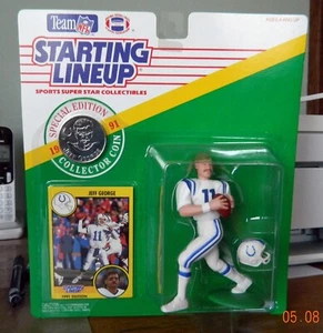 Figura de Jeff George de los Colts 1991 Football Starting Lineup Mint - Imagen 1 de 1