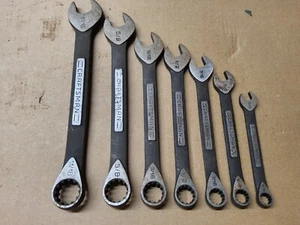 Craftsman 7 Piece SAE Black Oxide Universal Spline Combination Wrench Set - Picture 1 of 5