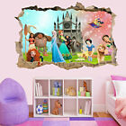 Princesses Pince Fairy Castle Party Magical Wall Art Stickers Mural Decal QI3