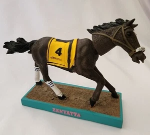 ZENYATTA #4 Hollywood Park Bobblehead Horse Racing Figure Collectible Toy Rare - Picture 1 of 10