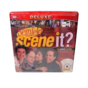 NEW Seinfeld Scene It? Deluxe Edition The DVD Board Game Tin Box 2008 TV Trivia - Picture 1 of 2