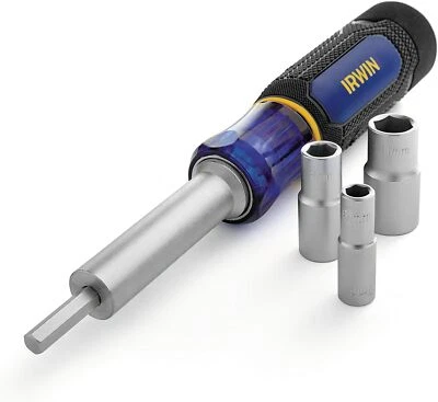 Irwin Tools 6 In 1 Metric Nut Driver Multi Bit Tool With Comfort Grip - Image 1 of 4