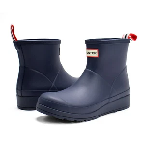 Women Hunter Original Play Short Rain Boots - Valtamerie Blue - Picture 1 of 6
