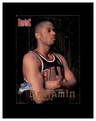COREY BENJAMIN 1998-99 Fleer Brilliants #123 RC Rookie Bulls - Image 1 of 2