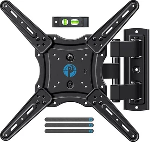 Pipishell Full Motion TV Wall Mount for 26-60" Flat or Curved TVs up to 77 lb - Picture 1 of 5