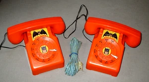 PLAYSET GIOCATTOLO BATMAN PHONE 1966 - REMCO - ACTION FIGURE - TV SHOW - VINTAGE - Foto 1 di 17