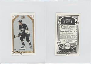 2003-04 Topps C55 Mini Stanley Cup Back Mario Lemieux (Full Length) #66.2 HOF