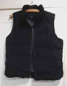Black quilted down & feather gilet body warmer. Lands' End. Size XL - Picture 1 of 1