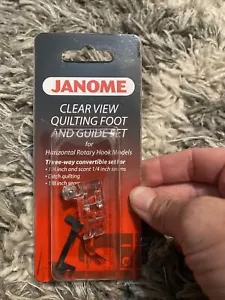 Janome Nähmaschine Klarsicht Steppen Fuß und Führungsset für 9 mm Modelle (SB) - Bild 1 von 4