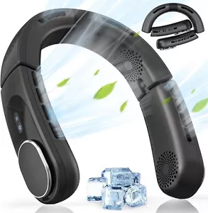 Bladeless Neck Fan,5200mAh Personal Portable ,Neck Air Conditioner, 12Hrs, Black - Picture 1 of 7